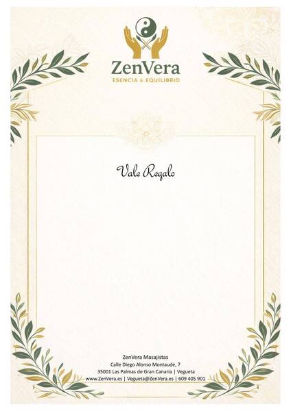 Vale regalo | Valor 100€