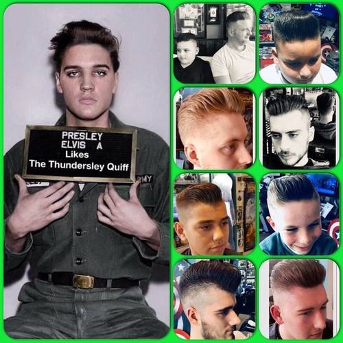 Elvis loves The Thundersley Quiff.
