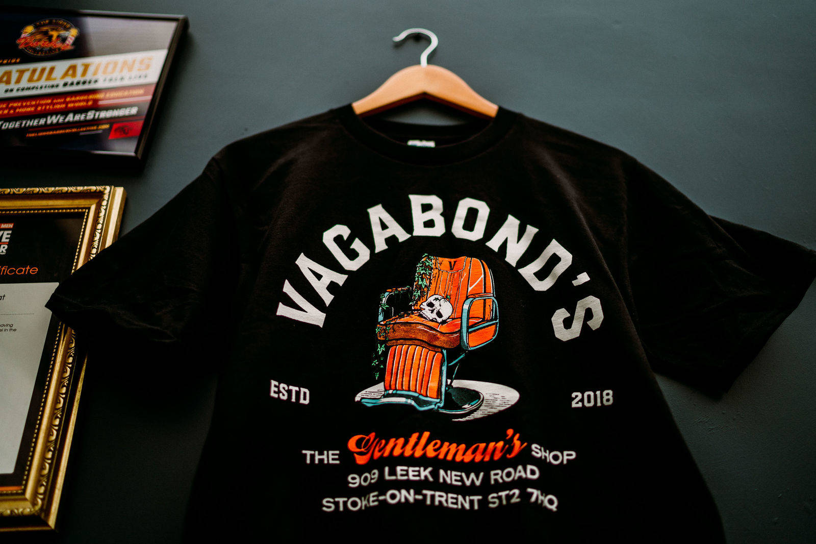 Vagabond's Barbershop T-Shirt (merchandise)