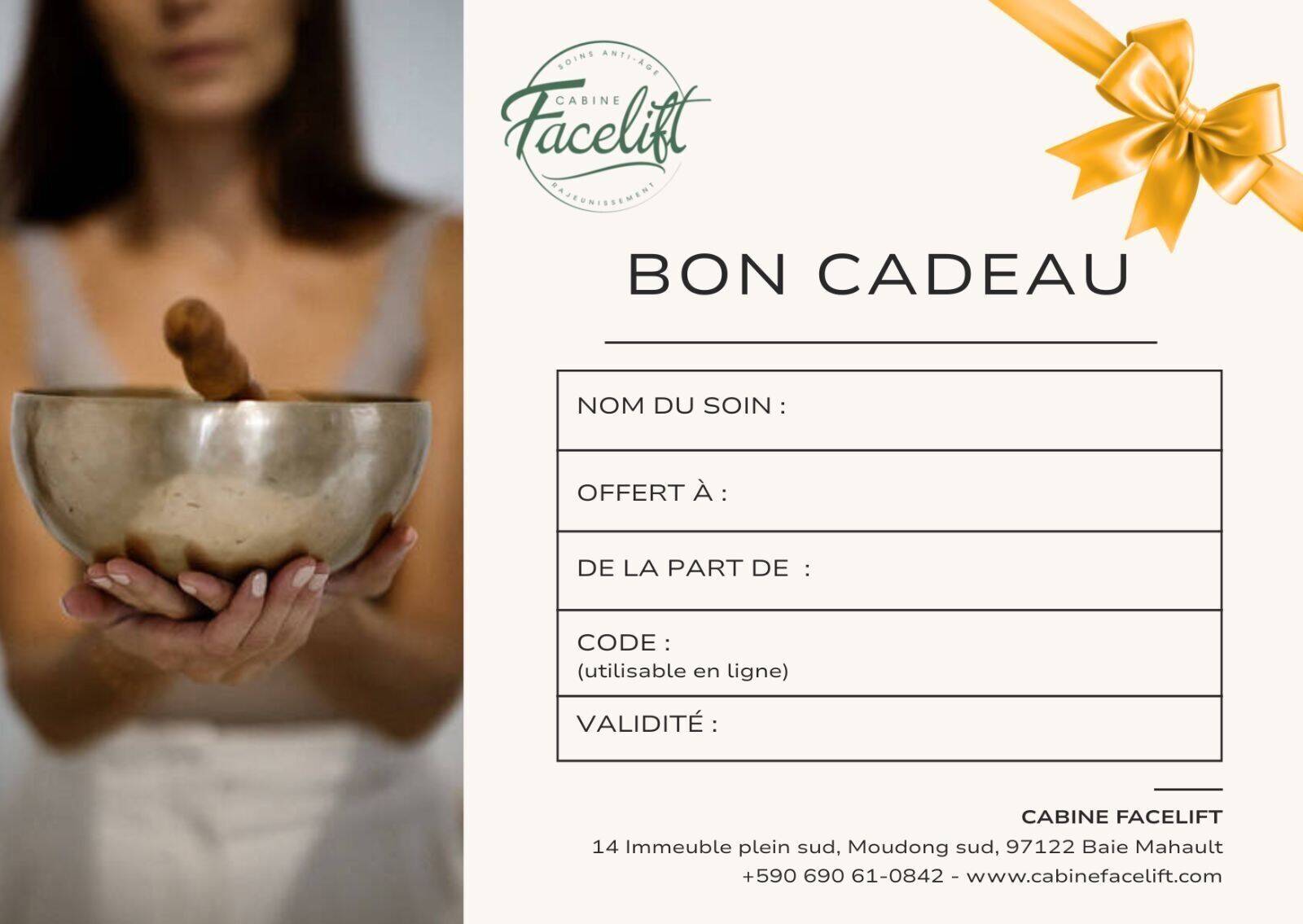 Bon cadeau forfait de 4 séances rituel Lunaire 