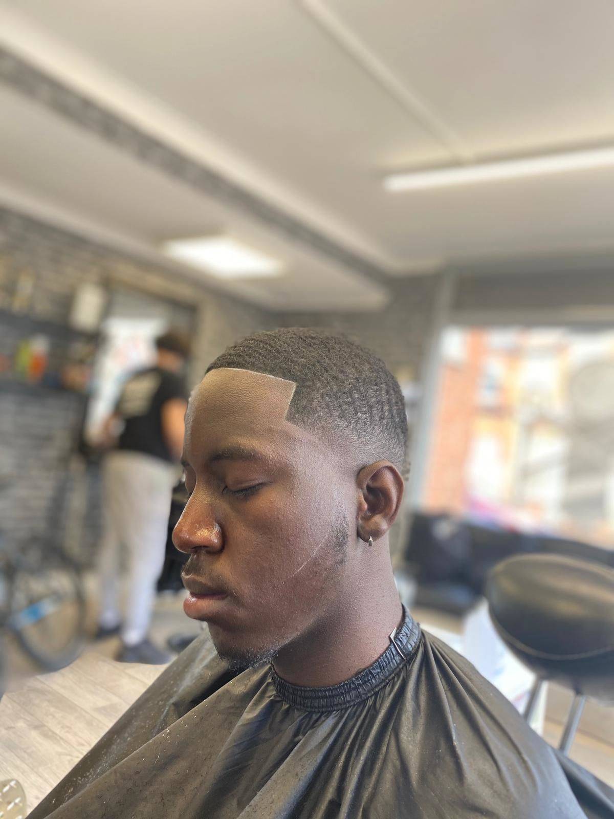 1.5 to the grain with a low fade for our happy customer