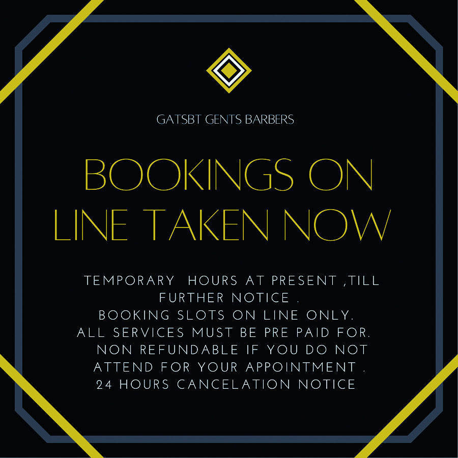 Bookings information 