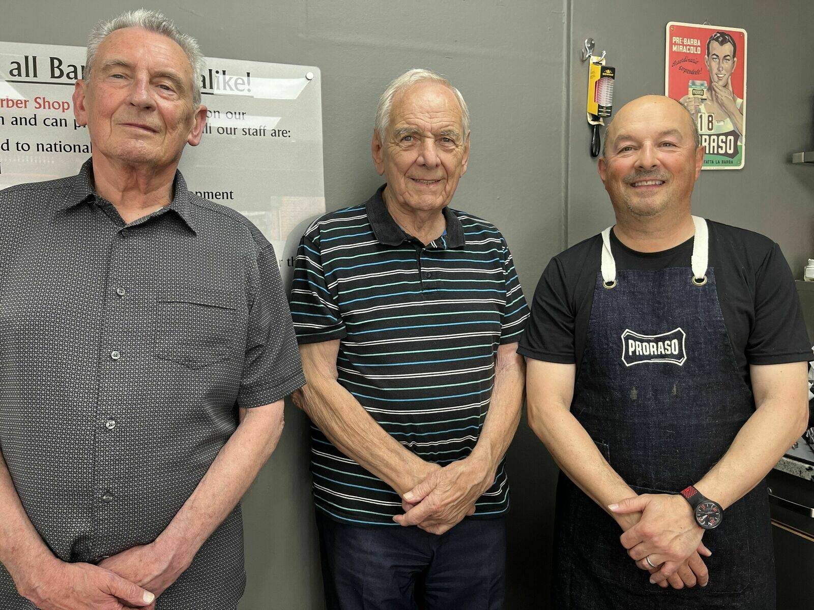 Over 100 years of experience 💈Keith, Geoff & Mario.💈 May 2022.