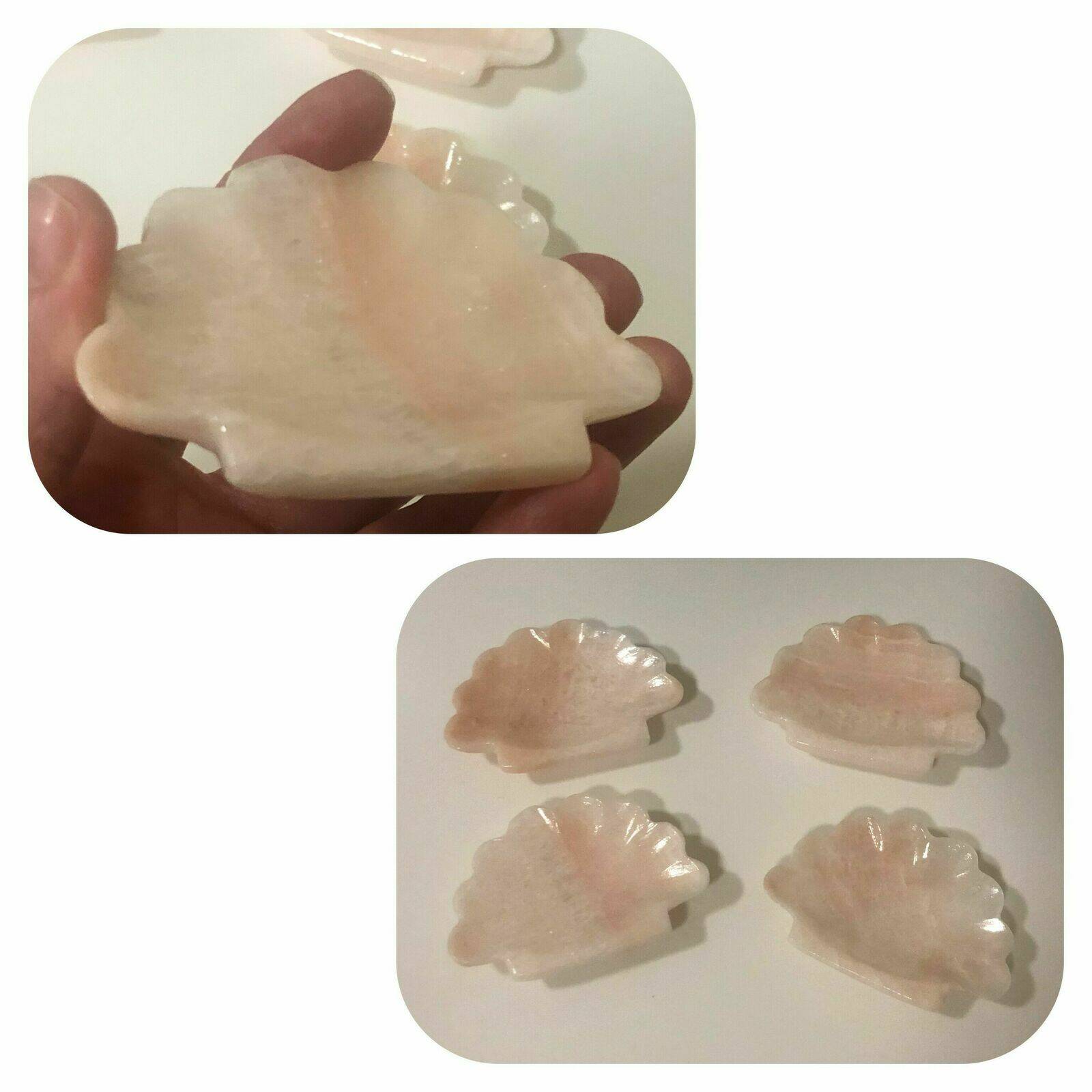 Pink onyx shell dishes