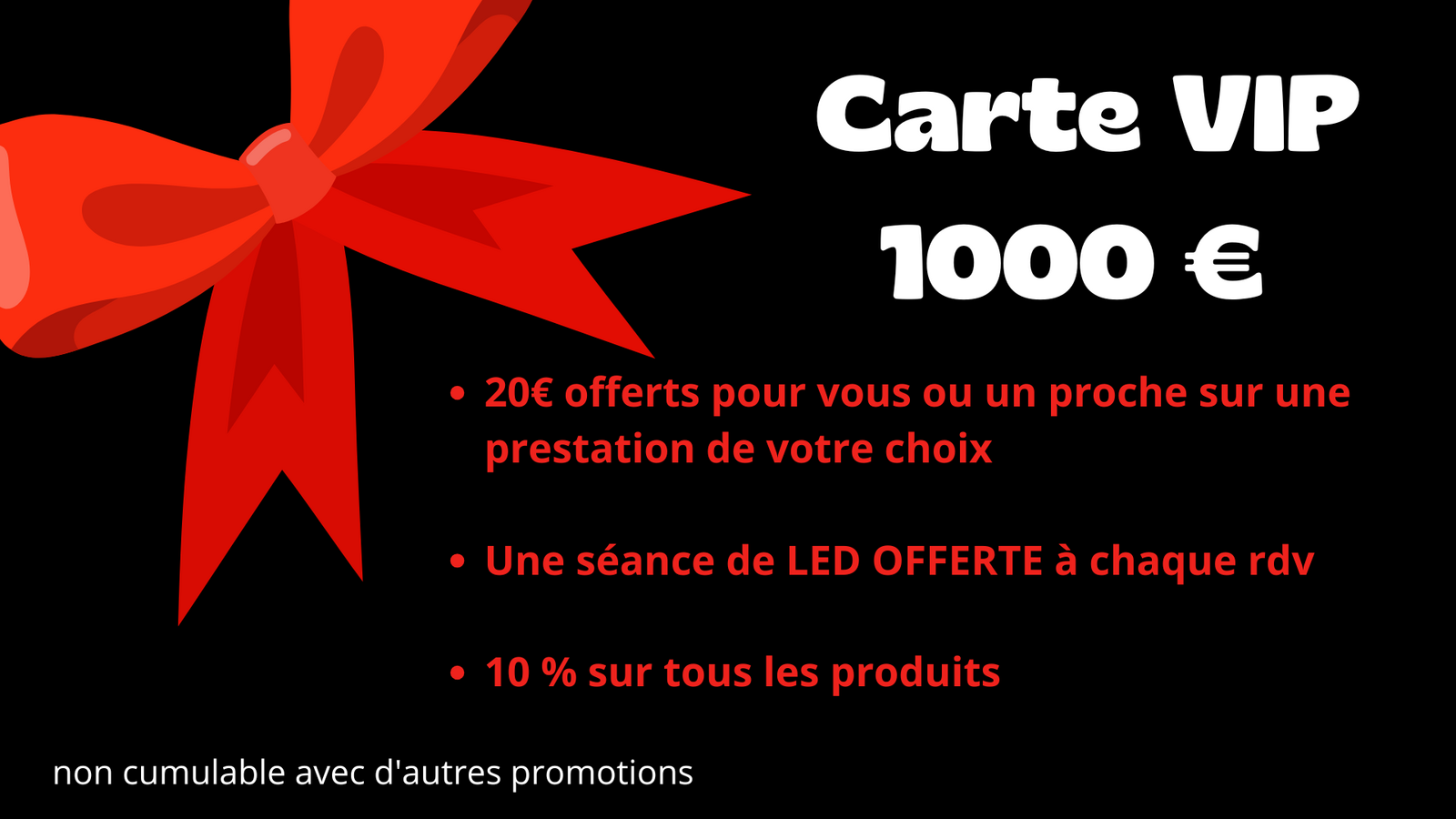 carte VIP 1000€
