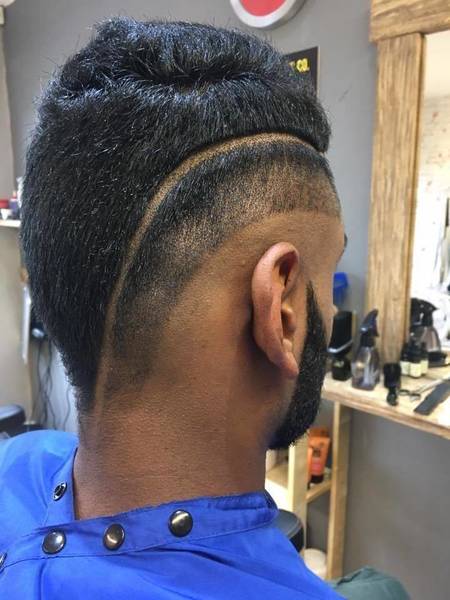 One a bit different today hair done by Simon