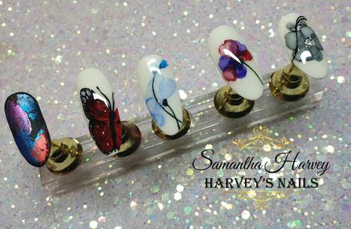 Having a little play, hand painted...