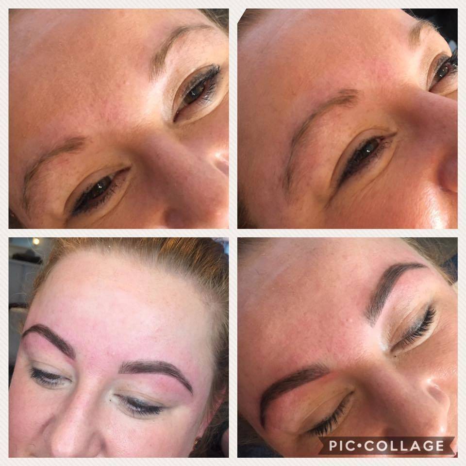 First time HD brows with a bit of growing to do, Finished with vamp pencil 
#freshbrowfriday #highdefinitionbrows #firsttimeHD #beforeandafter #browsatblush Blush Studios
