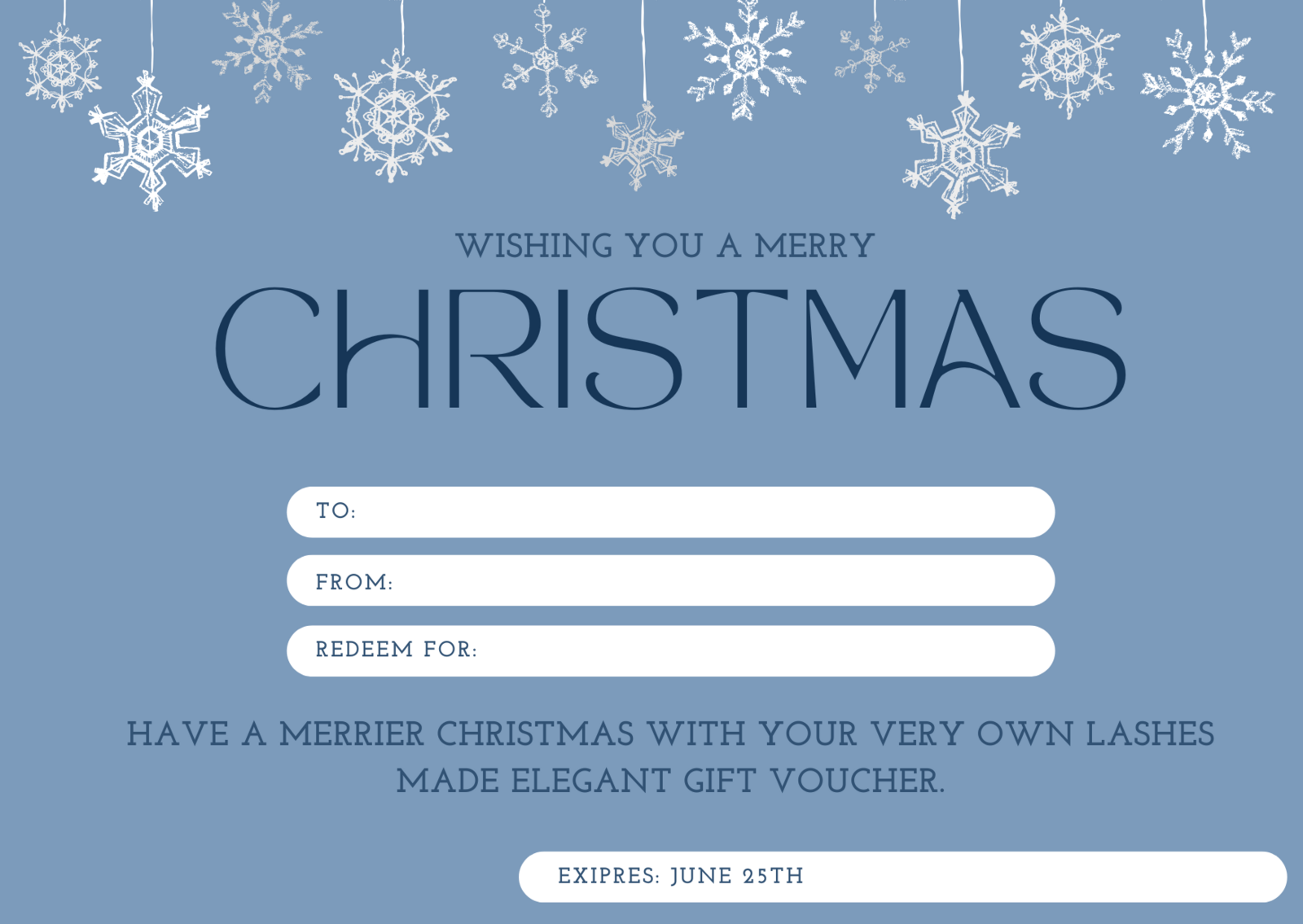 Christmas 🎅🏼 Voucher