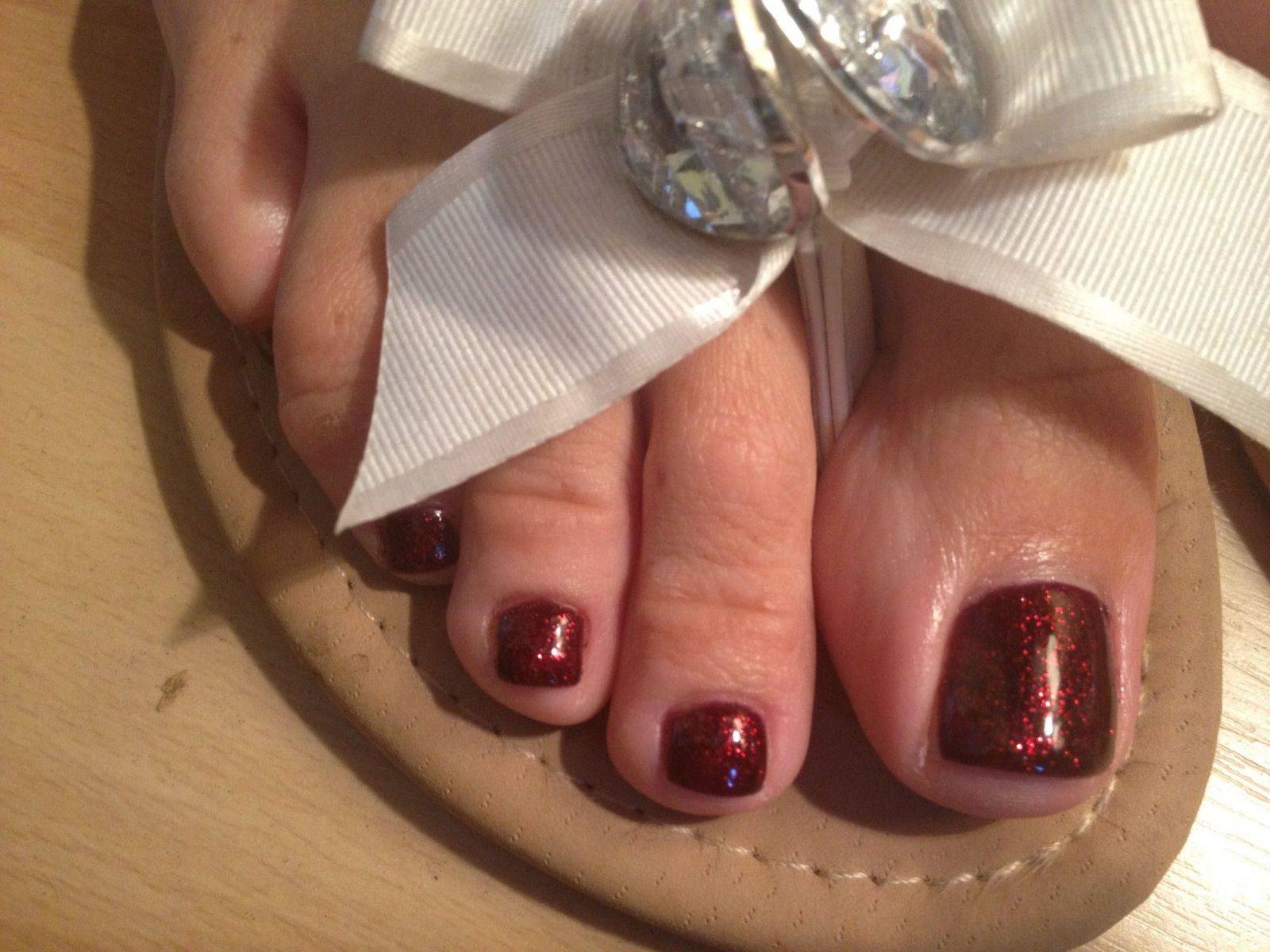Gelish Chanel red by essential 1 beauty xx