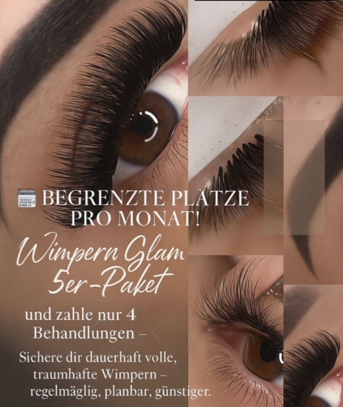 Kleber Wimpernverlängerung 5er Paket (auffüllen)