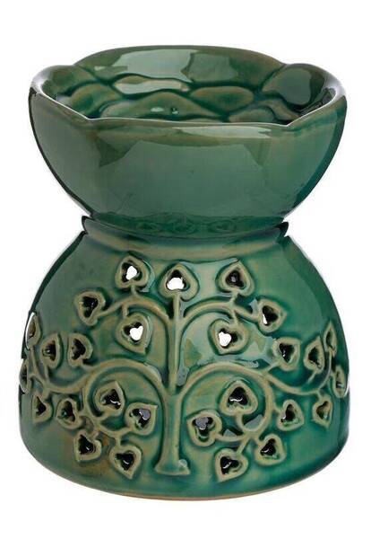 Brûle-parfum pour fondants- Arbre de Vie Vert