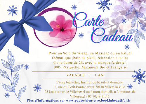 ✨ CHÈQUE CADEAU 2h 🎁 