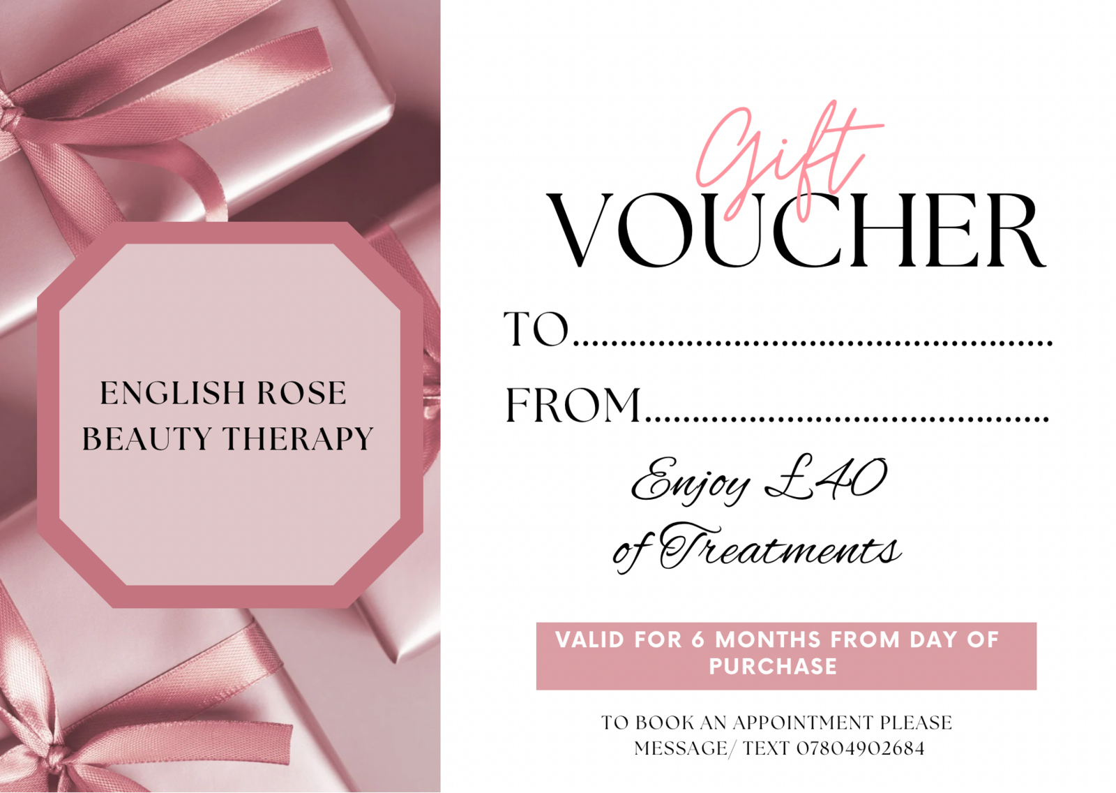£40 Gift Voucher 