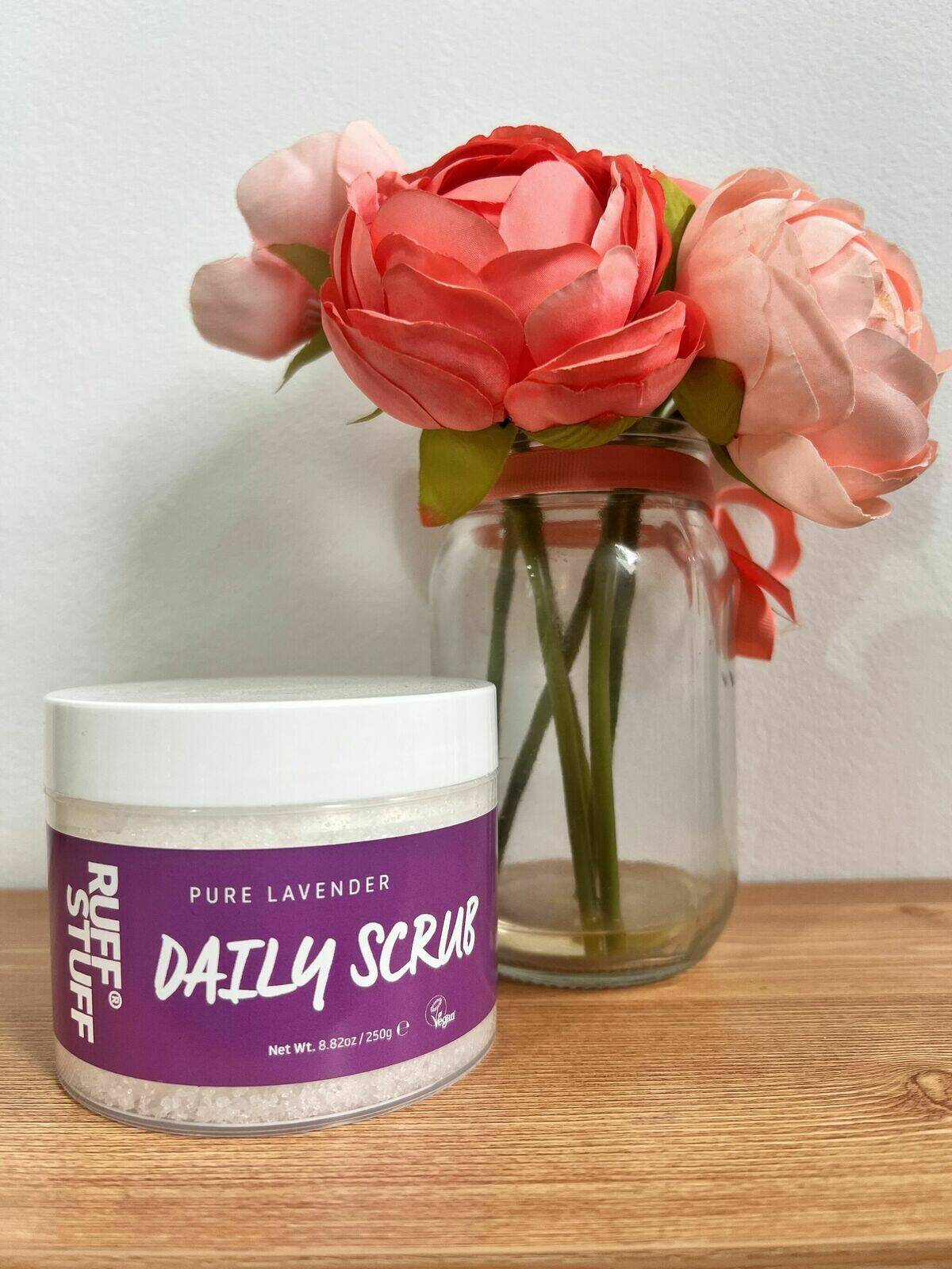 ruff stuff scrub- pure lavender