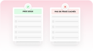 Un tarif transparent et cohérent