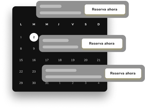 Simplifica tu agenda con sencillas reservas en línea