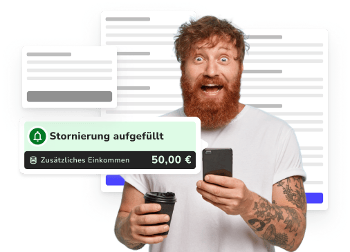 Automatische Warteliste, die Stornierungen auffüllt